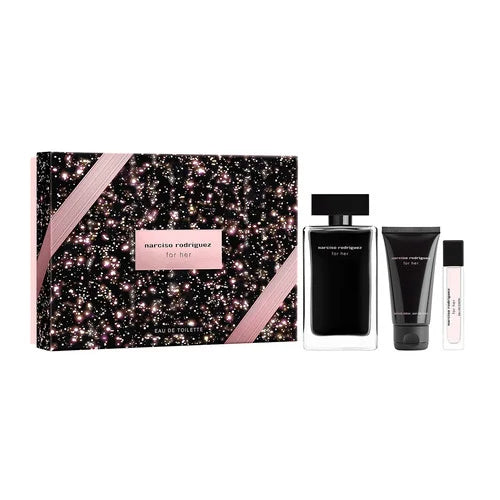 Narciso Rodriguez For Her Eau de Toilette 100ml + EDT 10ml + Lait corps 50ml Femme