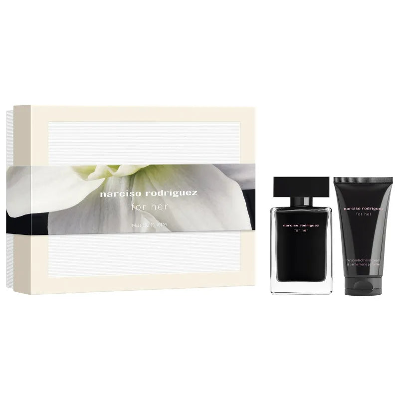 Narciso Rodriguez For Her Eau de Toilette 50 ml + Crème pour les Mains 50 ml Femme – Coffret Élégance & Soin | Belladiscount