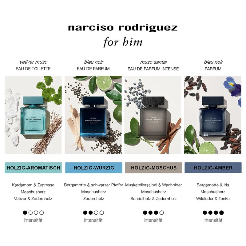 Narciso Rodriguez For Him Musc Santal Eau de Parfum Intense Homme 100 ml