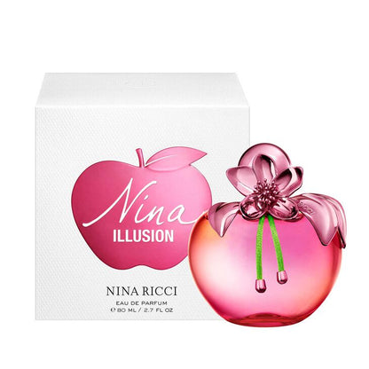 Nina Ricci Nina Illusion Eau de Parfum Femme 80 ml – Parfum Floral Fruité Gourmand