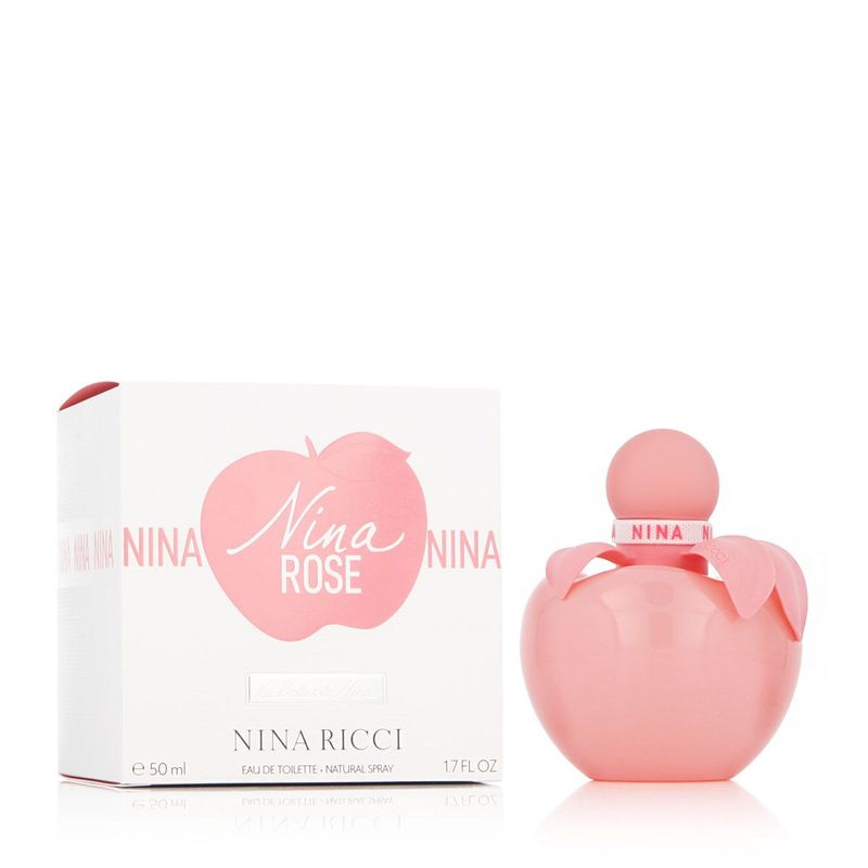Nina Ricci Nina Rose Eau de Toilette Femme 50 ml : Une Fragrance Florale Fruitée Lumineuse et Pétillante