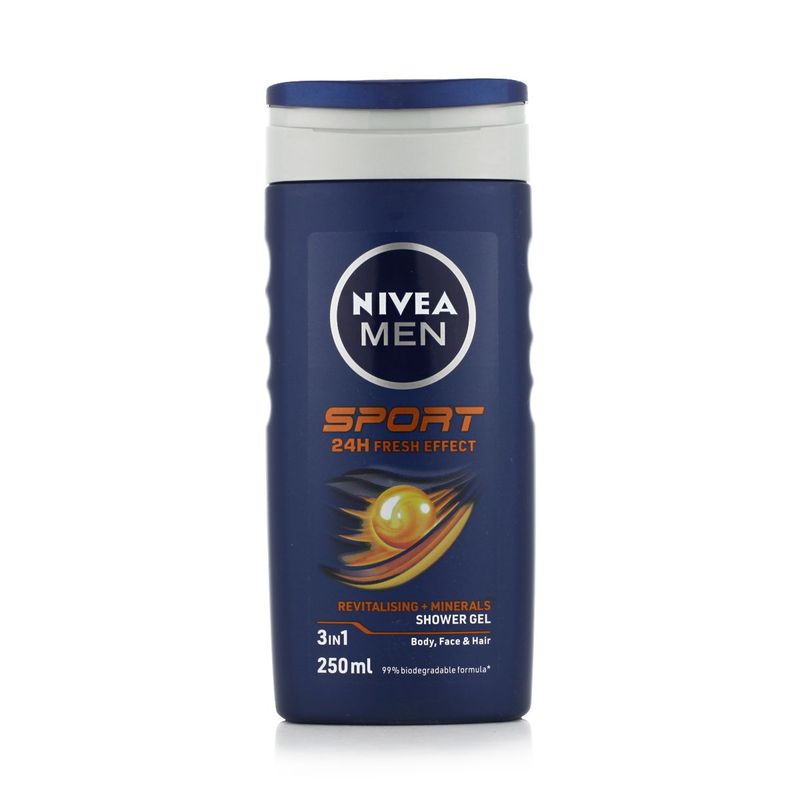 Nivea Men Sport Gel Douche 3 en 1 250ml Homme