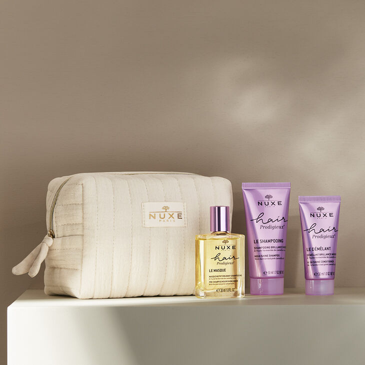 Nuxe Hair Prodigieux Trousse Mon Rituel d’Exception Capillaire – 3 Soins