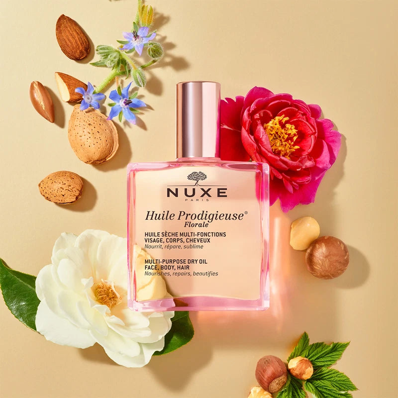 Nuxe Huile Prodigieuse Florale Huile Sèche 100 ml + Hair Prodigieux Shampooing 30 ml