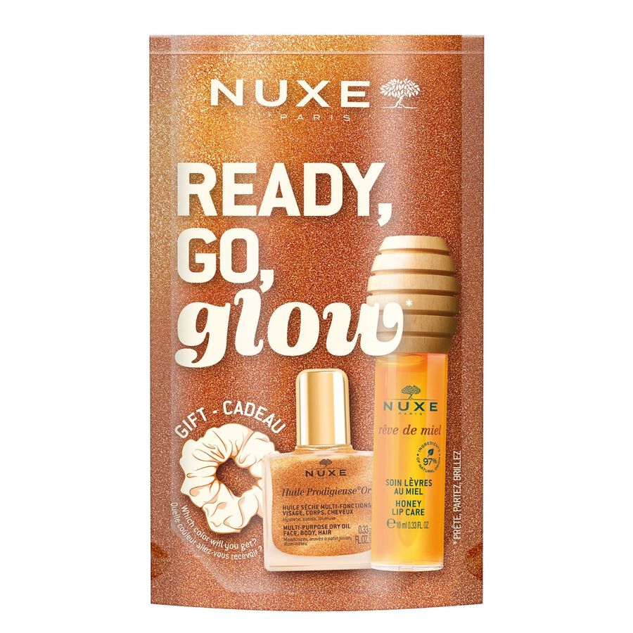 Nuxe Ready, Go, Glow Honey – Coffret Rêve de Miel & Huile Prodigieuse Or