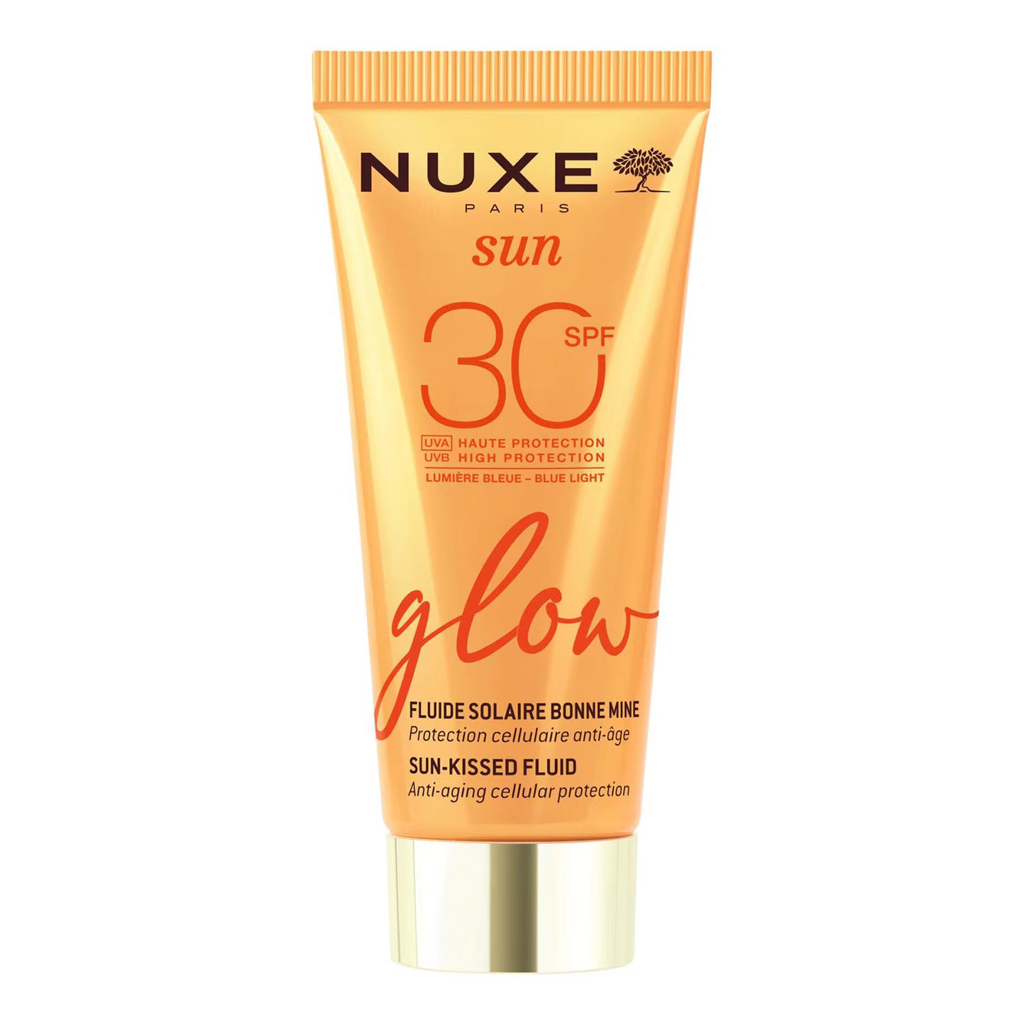Nuxe Sun Fluide Solaire Bonne Mine SPF 30 40ml – Protection Solaire Visage & Éclat Naturel