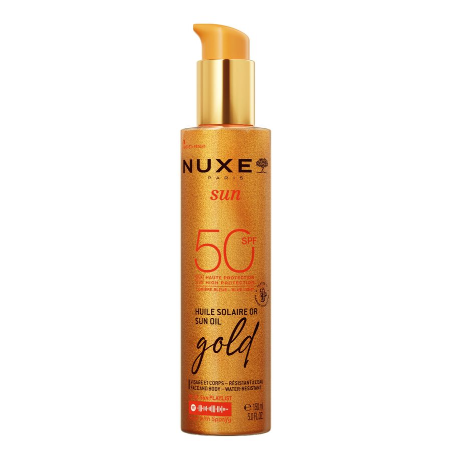 Nuxe Sun Huile solaire or haute protection SPF 50 150ml