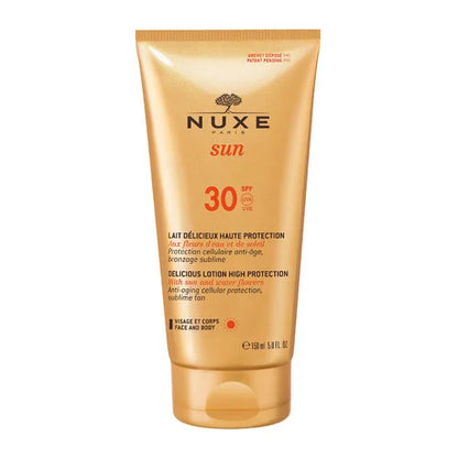 Nuxe Sun Lait Solaire Délicieux Haute Protection SPF30 150 ml