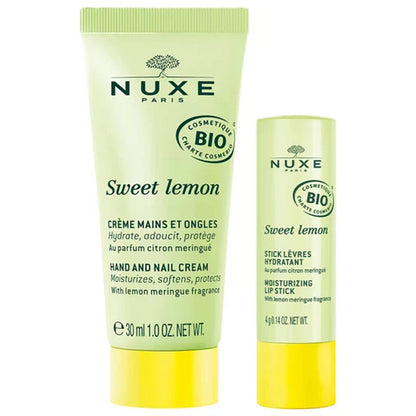 Nuxe Sweet Lemon Crème Mains 30 ml + Stick Lèvres 4 g
