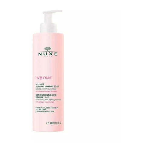 Nuxe Very Rose Loción corporal hidratante calmante 400 ml