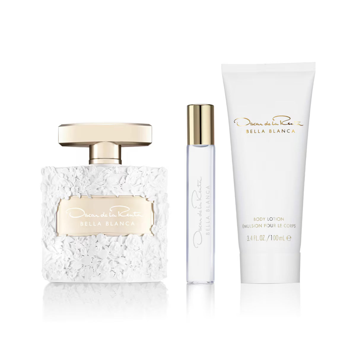 Oscar De La Renta Bella Blanca Coffret Eau de Parfum 100 ml + EDP 15 ml + Lait Corps 100 ml Femme | Belladiscount
