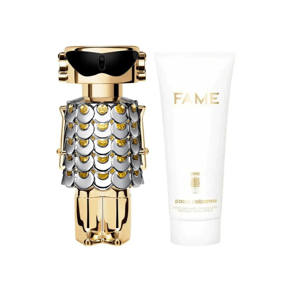 Paco Rabanne Fame Eau de Parfum 80 ml + Lait Corps 100 ml Femme – Coffret Parfum Féminin