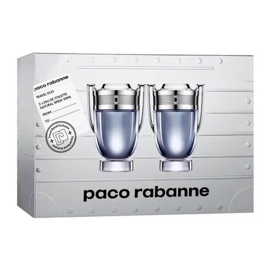 Paco Rabanne Invictus Eau De Toilette 2 x 50 ml Homme