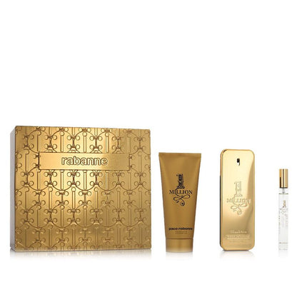 Rabanne 1 Million Eau de Toilette 100 ml + EDT 10 ml + Gel douche 100 ml Homme