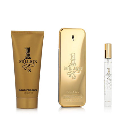 Rabanne 1 Million Eau de Toilette 100 ml + EDT 10 ml + Gel douche 100 ml Homme