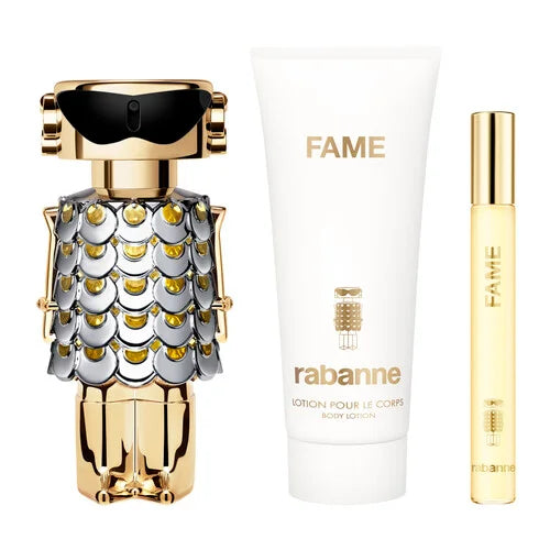 Rabanne Fame Eau de Parfum 80 ml + EDP 10 ml + Lait corps 100 ml Femme