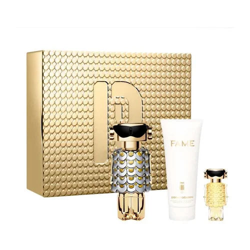 Rabanne Fame Eau de Parfum 80ml + EDP 4ml + Lait corps 100ml Femme
