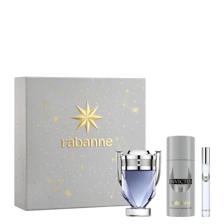 Rabanne Invictus Eau de Toilette 100ml + EDT 10ml + Deodorant 150ml Homme