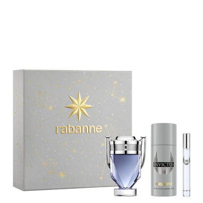 Rabanne Invictus Eau de Toilette 100ml + EDT 10ml + Deodorant 150ml Homme