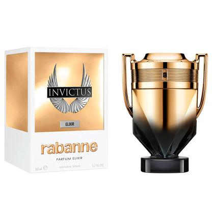 Rabanne Invictus Elixir Parfum 50 ml Homme – Parfum Intense, Boisé & Longue Tenue