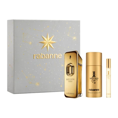Rabanne Million Gold Eau de Parfum Intense 100ml + EDT 10ml + Deodorant Spray 150ml Homme