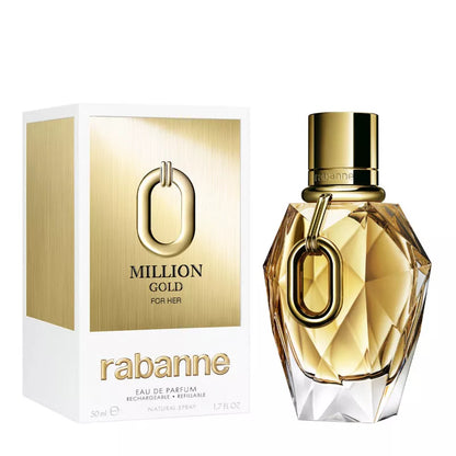 Rabanne Million Gold For Her Eau de Parfum Rechargeable 50 ml Femme