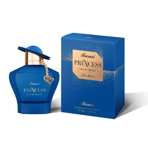 Rasasi Princess Bleu Eau de Parfum Femme 50 ml – Élégance Florale & Fraîcheur Féminine