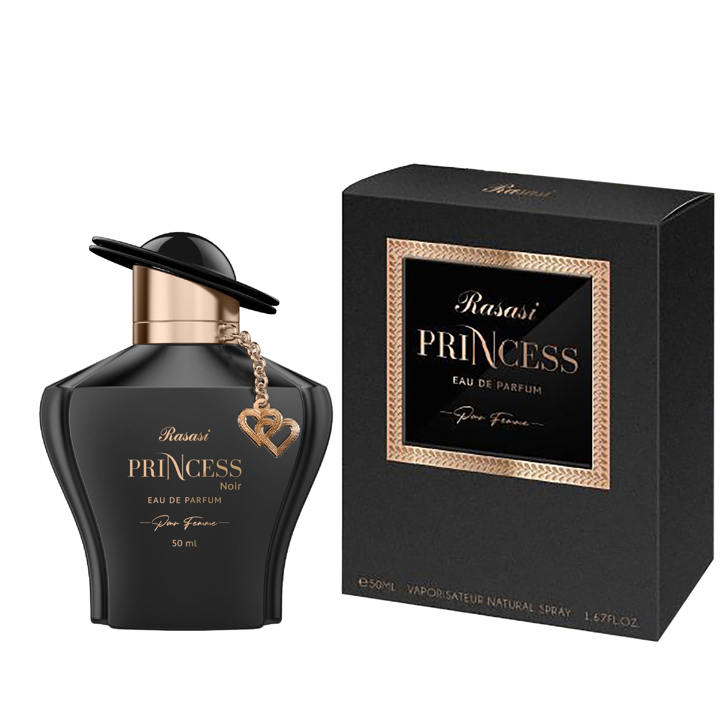 Rasasi Princess Noir Eau de Parfum Femme 50 ml