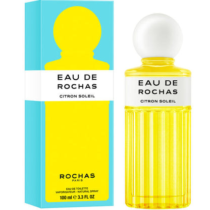 Rochas Eau de Rochas Citron Soleil Eau De Toilette 100 ml Femme : la fraîcheur solaire et pétillante de l’été