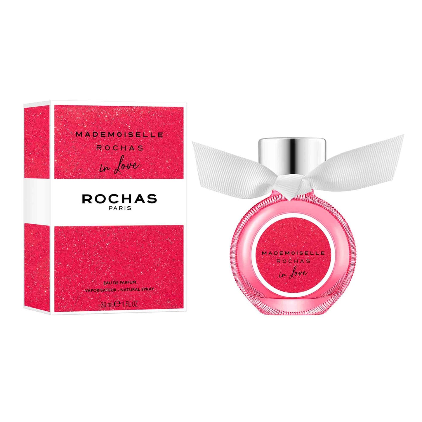 Rochas Mademoiselle Rochas In Love Eau de Parfum Femme 30 ml – Parfum Floral Fruité Romantique