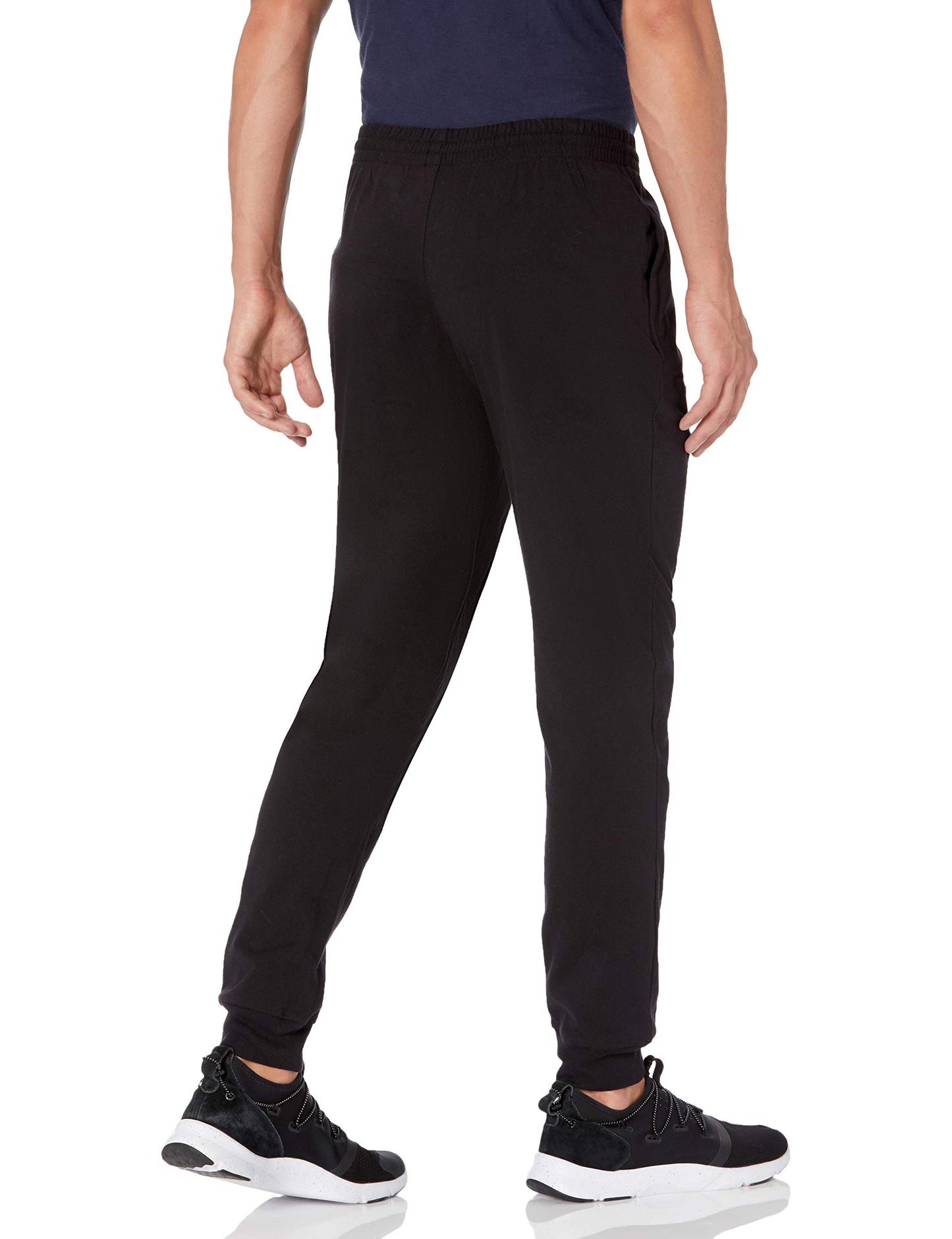 Russell Athletic Pantalon de jogging en jersey de coton pour homme, avec poches, noir, taille XXL