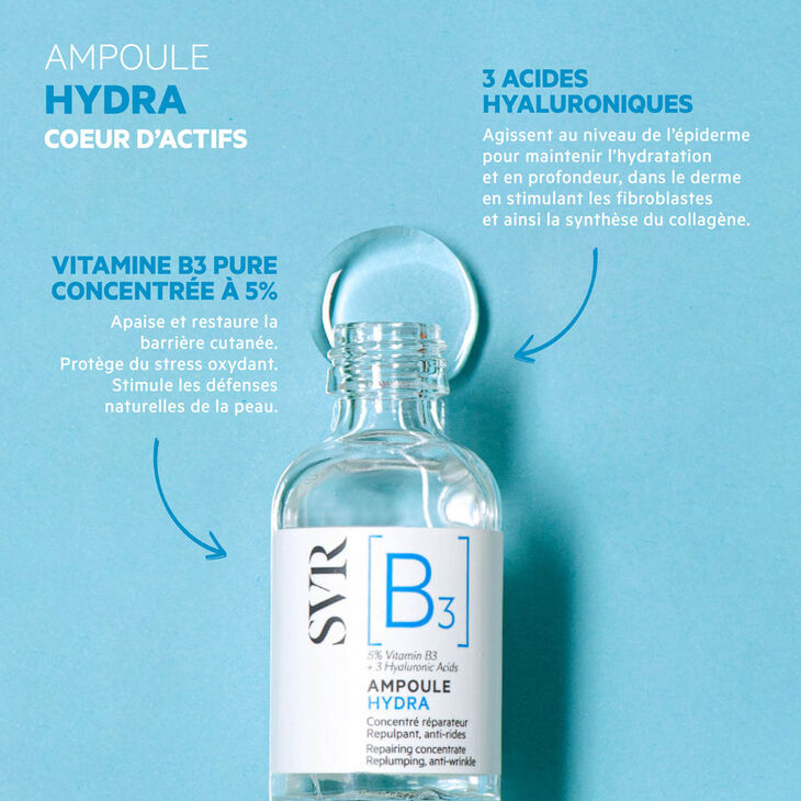 SVR [B3] Ampoule Hydra Concentré Réparateur 30 ml