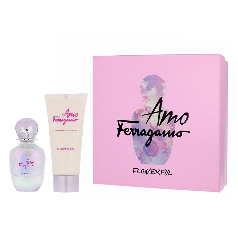 Salvatore Ferragamo Amo Ferragamo Flowerful Eau de Toilette 50ml + Lait corps 100ml Femme