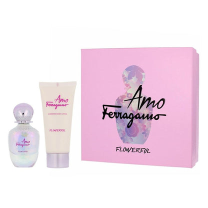 Salvatore Ferragamo Amo Ferragamo Flowerful Eau de Toilette 50ml + Lait corps 100ml Femme