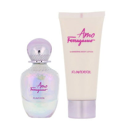 Salvatore Ferragamo Amo Ferragamo Flowerful Eau de Toilette 50ml + Lait corps 100ml Femme