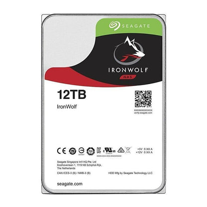 Seagate IronWolf ST12000VN0008 - Disco duro - 12 TB - SATA 6 Gb/s