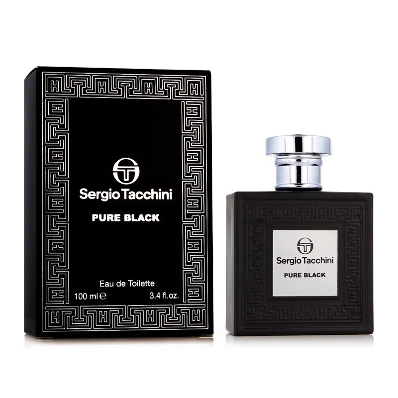 Sergio Tacchini Pure Black Eau De Toilette 100 ml para hombre