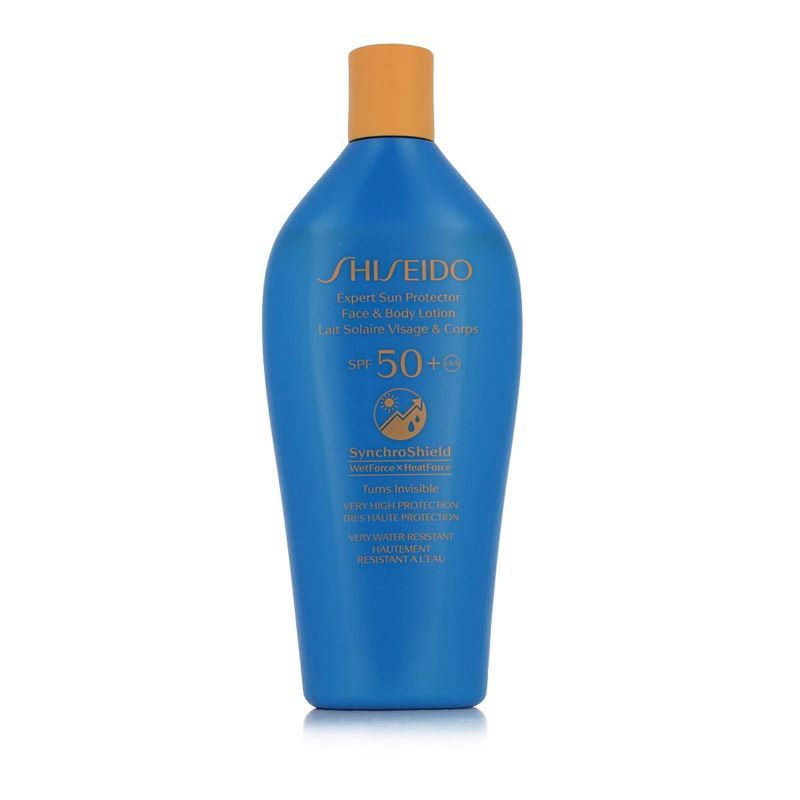 Shiseido SynchroShield Expert Sun Protector Lait Solaire Visage & Corps SPF 50+ 300 ml – Protection Solaire Haute Performance | Belladiscount