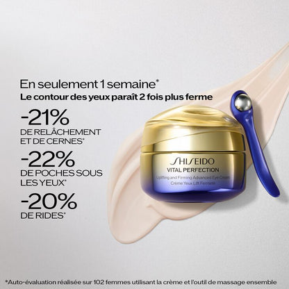 Shiseido Vital Perfection Crème Yeux Lift Fermeté Anti-Âge 15 ml