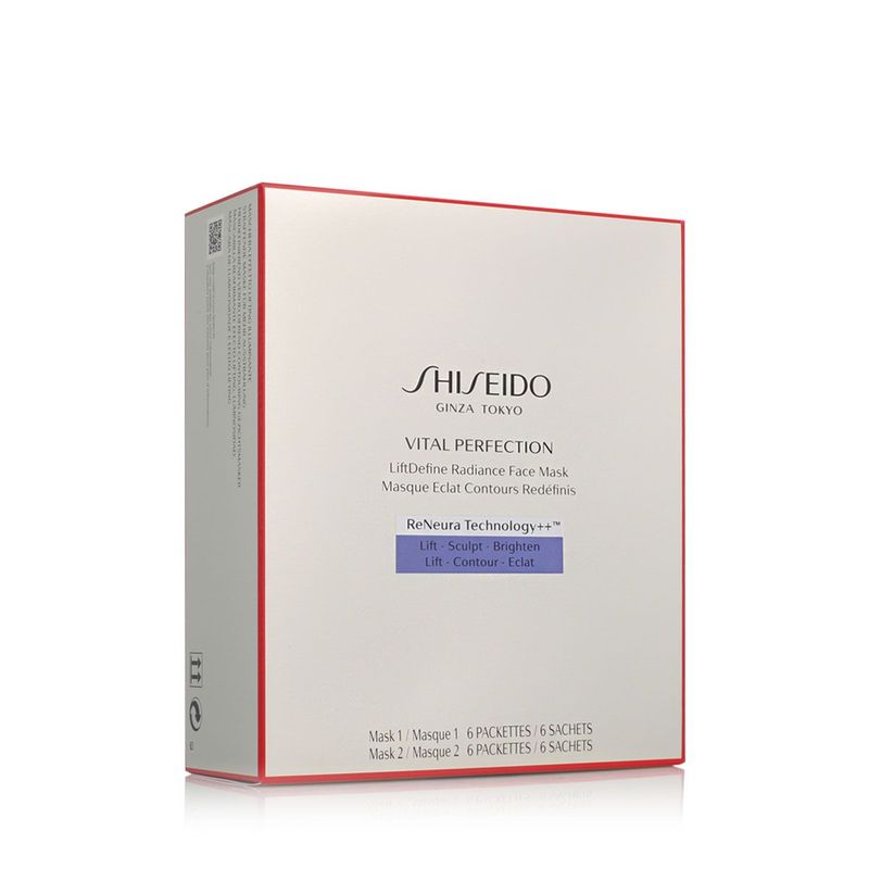 Shiseido Vital Perfection Masque Eclat Contours Redéfinis 6 x 2 pcs