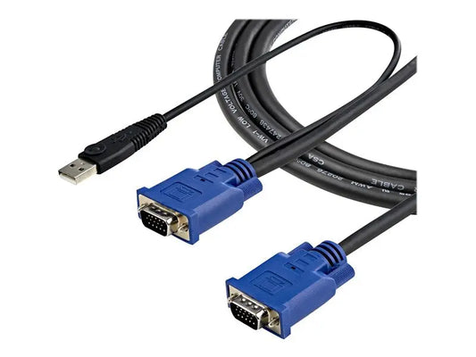 StarTech.com Câble pour Switch KVM VGA avec USB 2 en 1 - Câble vidéo / USB - SVECONUS15 StarTech.com
