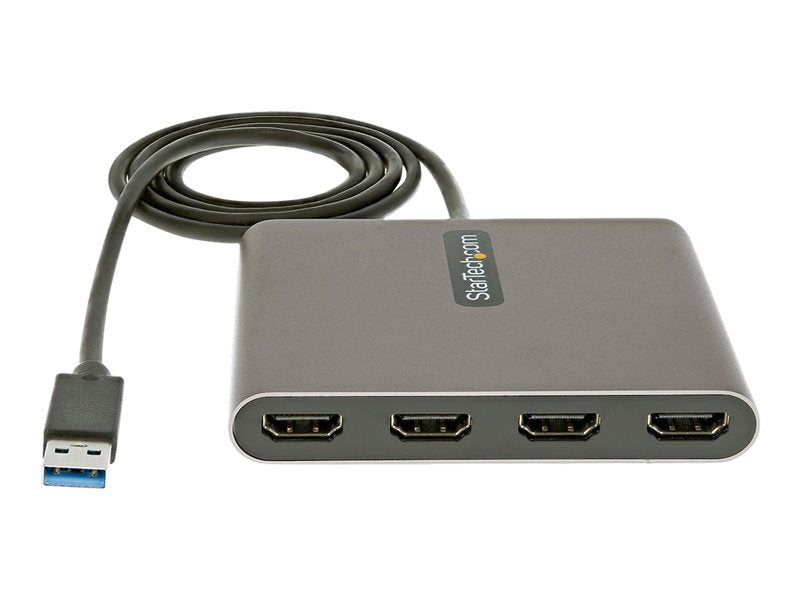 StarTech.com Adaptateur USB 3.0 vers 4x HDMI - Câble adaptateur - USB32HD4 StarTech.com