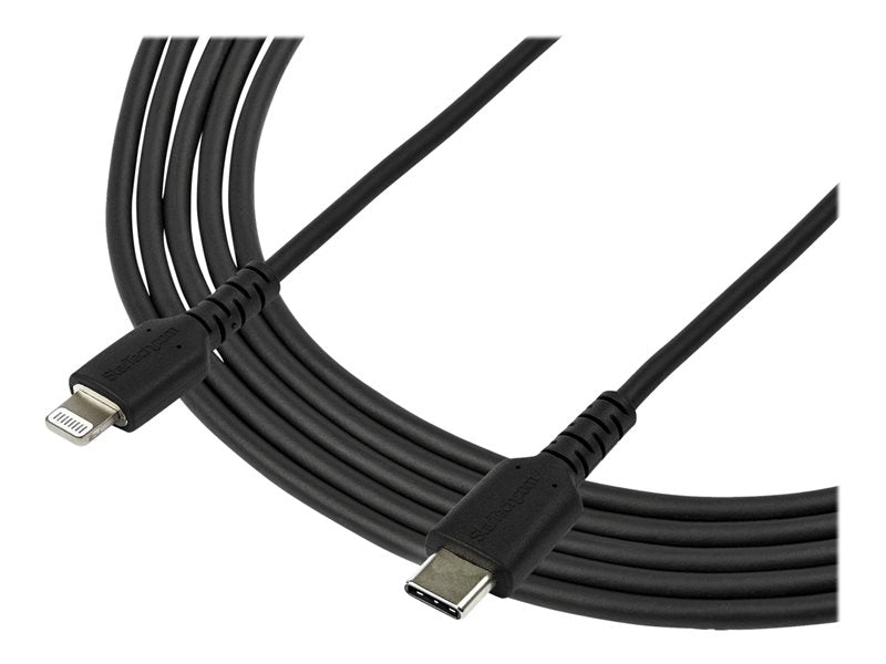 StarTech.com Câble USB-C vers Lightning Noir Robuste 2 m StarTech.com