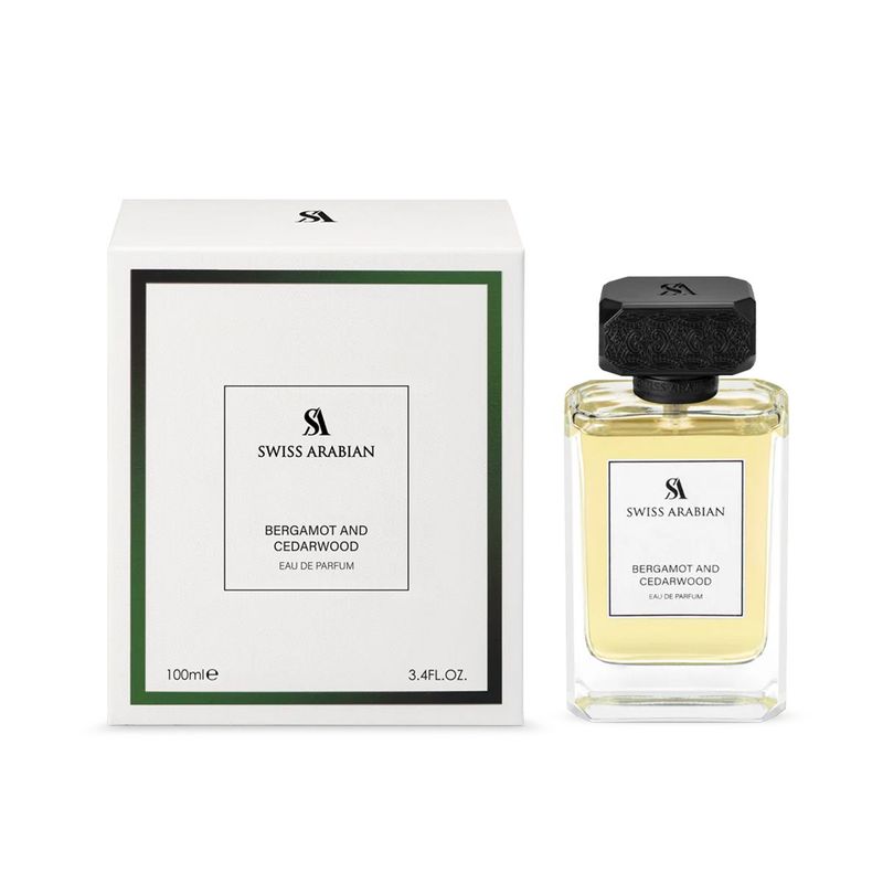 Swiss Arabian Bergamot and Cedarwood Eau De Parfum 100 ml Homme