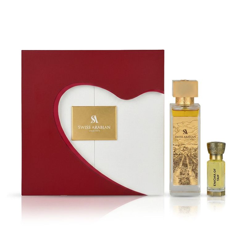 Swiss Arabian Enigma of Taif Extrait de Parfum 100 ml + Huile Parfumée 12 ml – Unisexe