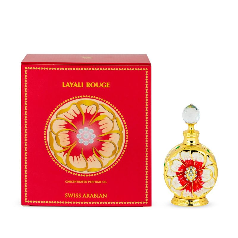 Swiss Arabian Layali Rouge Huile parfumée Femme 15 ml