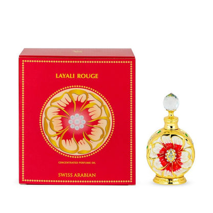 Swiss Arabian Layali Rouge Huile parfumée Femme 15 ml
