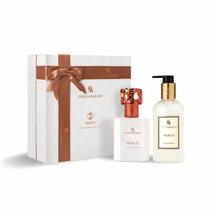 Swiss Arabian Musk 07 Extrait de Parfum 50 ml + Lait corps 300 ml Unisexe