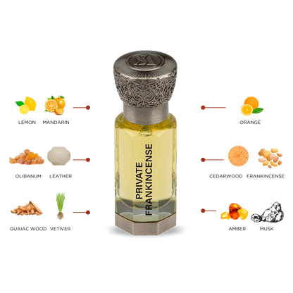Swiss Arabian Private Frankincense huile parfumée 12 ml (unisexe)