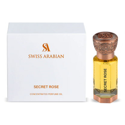 Swiss Arabian Secret Rose huile parfumée unisexe 12 ml